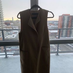 Zara wool sleeveless jacket coat vest